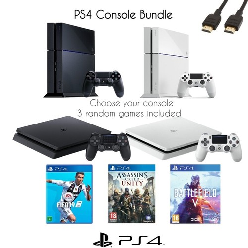 Sony playstation 500gb - 4, (ps4)