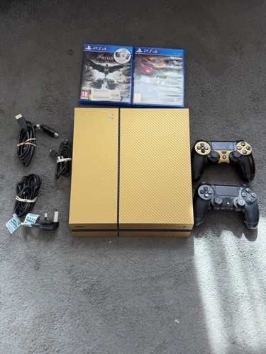 Sony playstation 500gb gold - playstation, 4