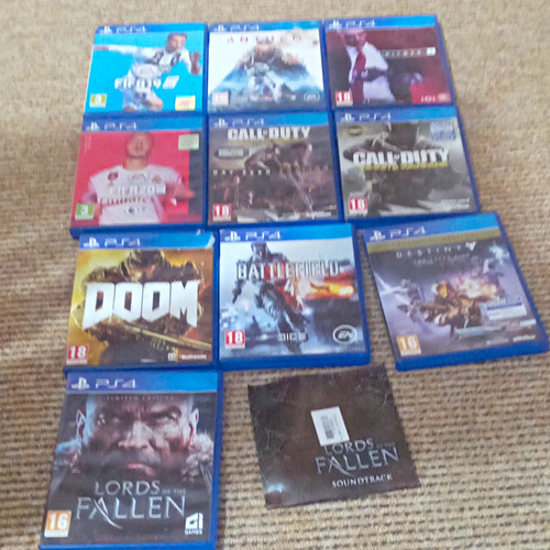 Playstation ps4 mixed game lot - ps4,