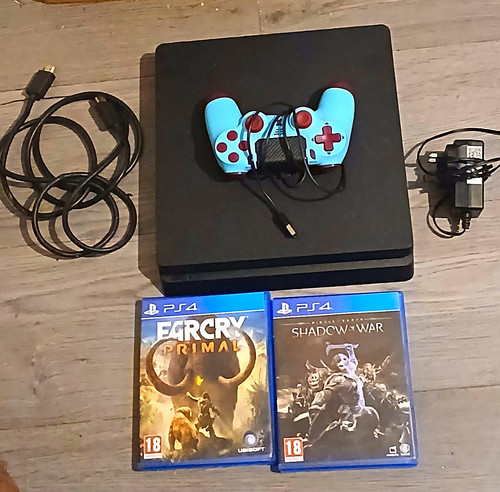 Sony playstation slim black - sony,