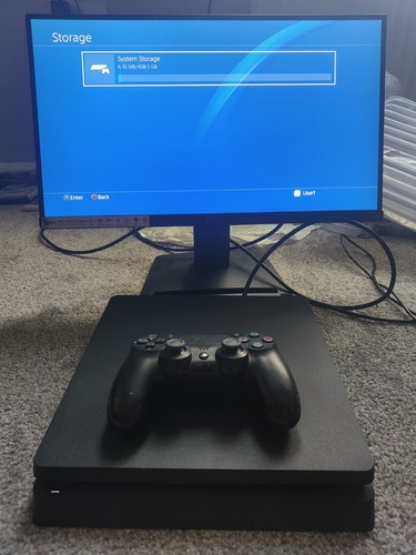Playstation slim black - 4,