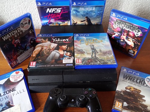 Ps4 console 500gb games all - ps4,