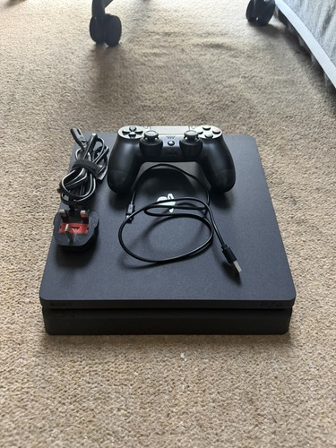 Sony playstation slim black - playstation,