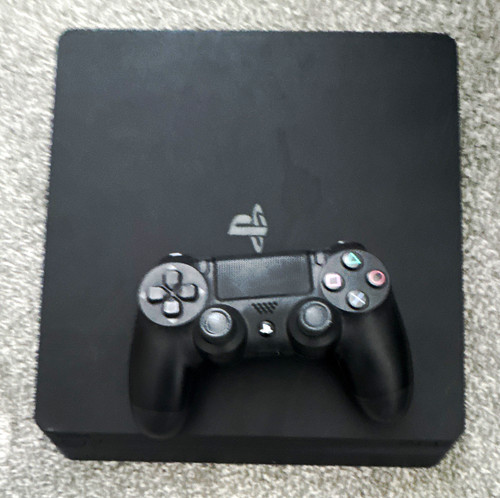 Sony playstation slim black - sony,